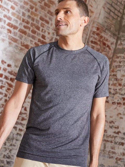 

Domyos By Decathlon Men Grey Slim Fit Yoga T-shirt