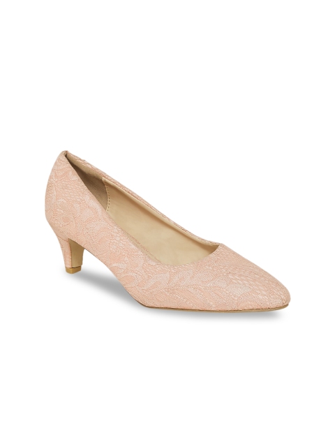

Forever Glam by Pantaloons Pink Kitten Heeled Pumps