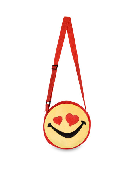 

Smiley World Yellow & Red Smiling Face With Heart Eyes Soft Toy
