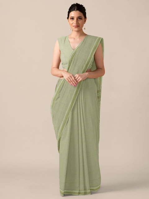 

Taneira Green Pure Cotton Mangalagiri Saree