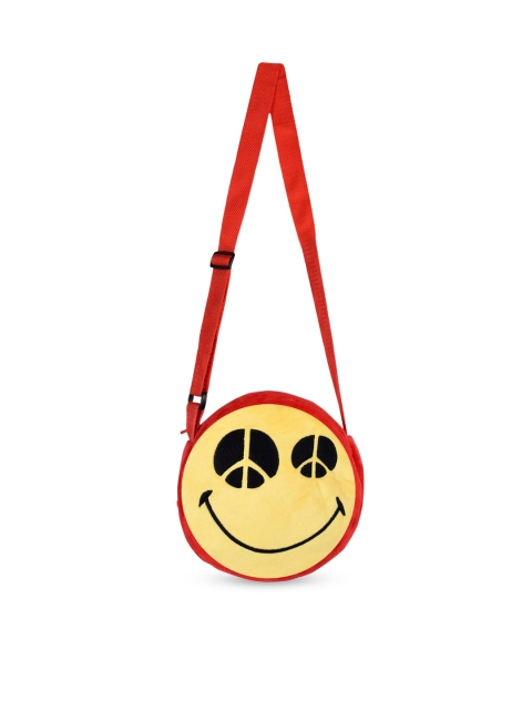 

Smiley World Kids Yellow & Orange Peace Eyes Soft Toy