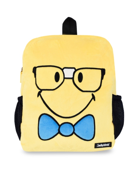 

Smiley World Kids Yellow & Black Nerd Face Backpack