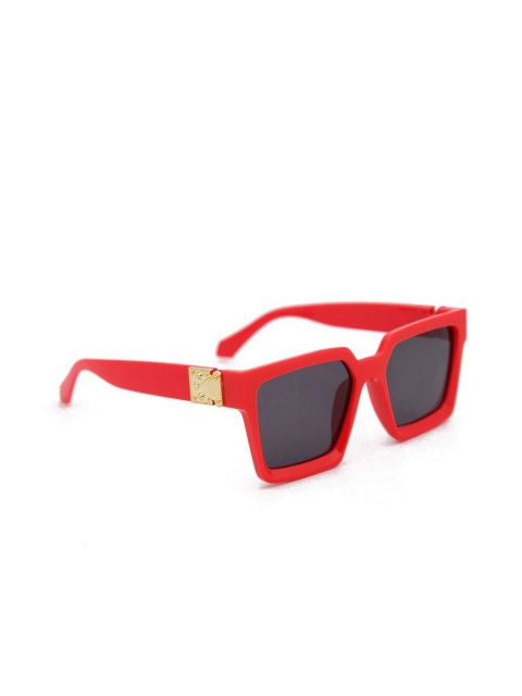 

Creature Unisex Black Lens & Red UV Protected Oversized Sunglasses JS-003