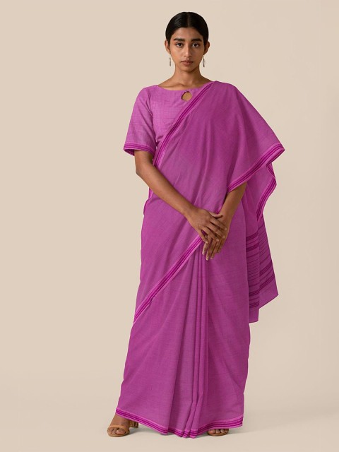 

Taneira Women Pink Mangalgiri Cotton Saree
