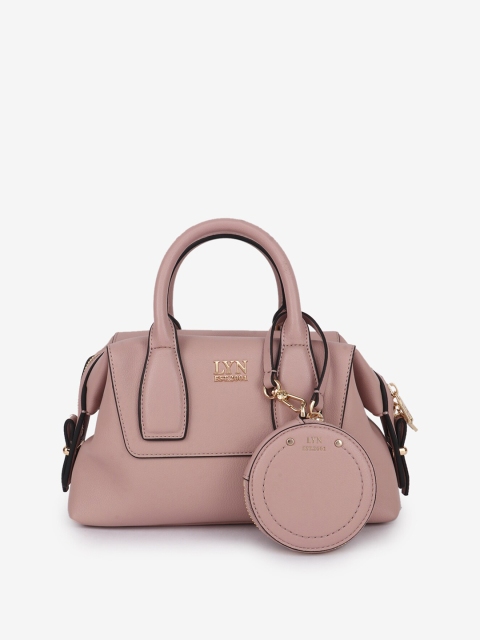 

LYN Mauve PU Structured Handheld Bag
