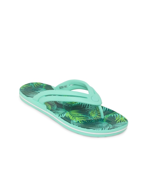 

Crocs Crocband Women Green Printed Croslite Thong Flip-Flops