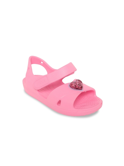 

Crocs Classic Girls Pink Comfort Sandals