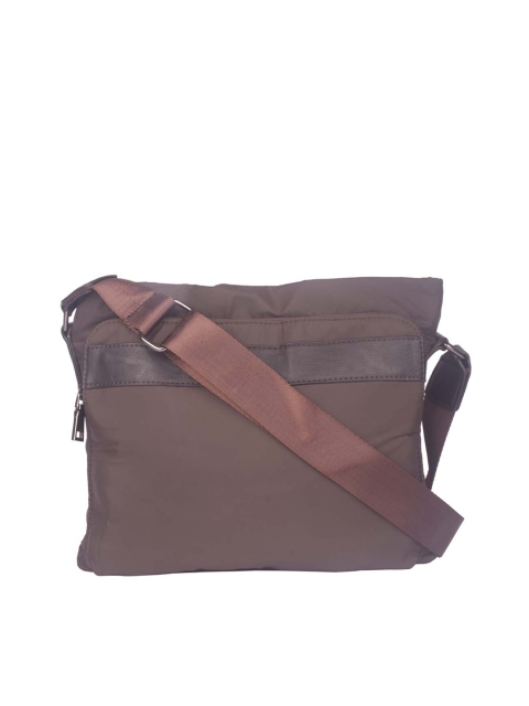 

Bagkok Brown Structured Sling Bag