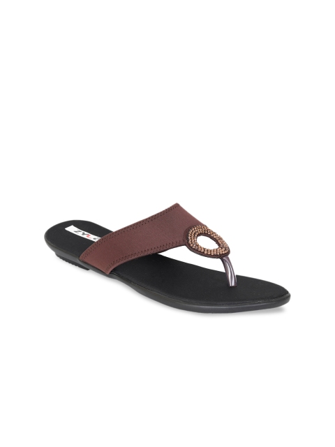 

Zyla Women Brown Open Toe Flats