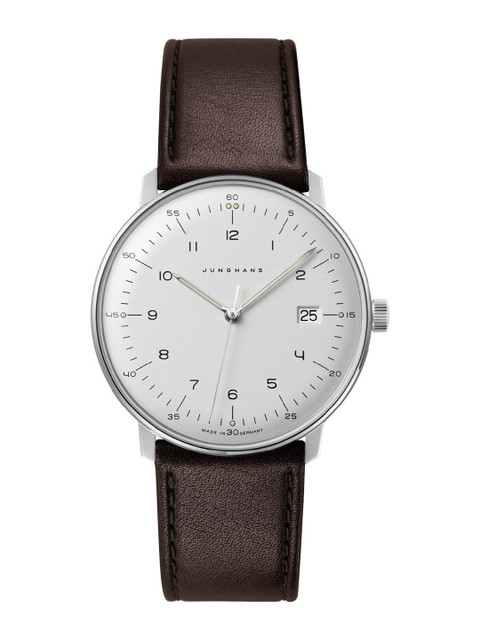 

JUNGHANS Men White Dial & Brown Leather Straps Analogue Watch - 041446104