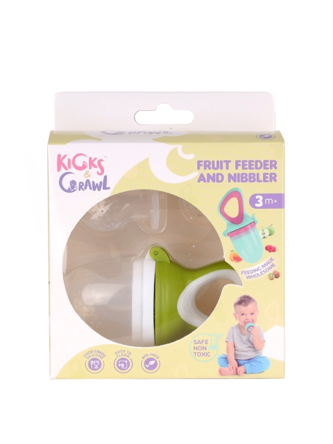 

KICKS & CRAWL White & Green Fruit Feeder & Nibbler