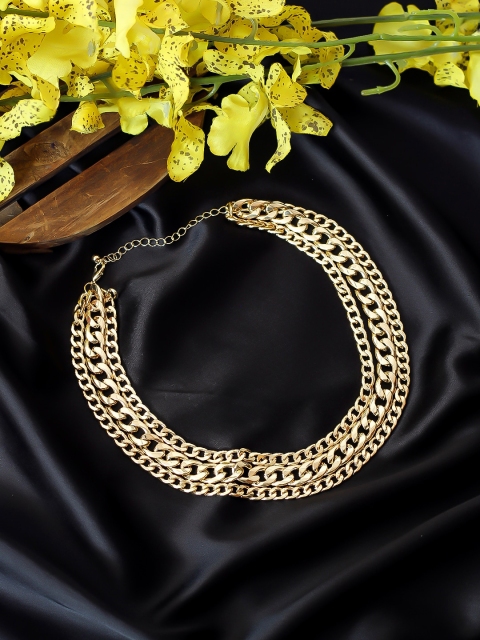 

Bellofox Gold-Toned Gold-Plated Layered Necklace