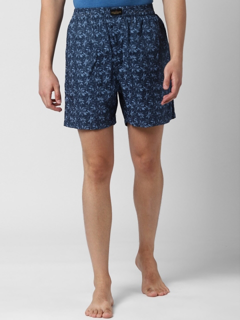 

Peter England Men Navy Blue Printed Boxers PEBSWRGBD16427