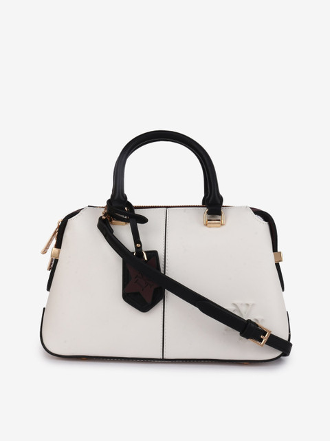 

LYN White PU Structured Handheld Bag