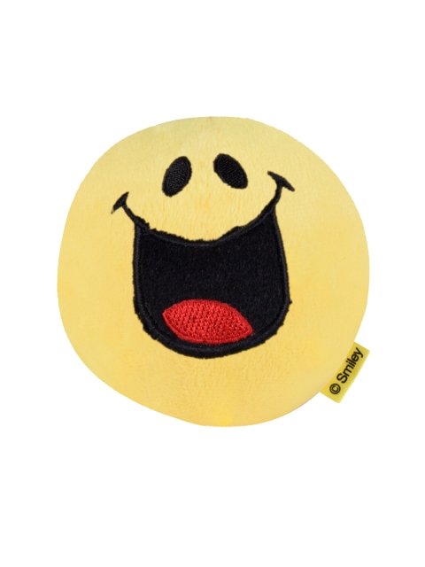 

Smiley World Kids Yellow & Black Solid Crazy Laughing Expression Ball