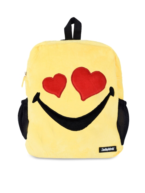 

Smiley World Unisex Kids 14 Inch Yellow Contrast Detail Backpack
