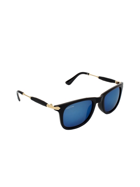 

Creature Unisex Blue Lens & Black Square Sunglasses with UV Protected Lens SUN-031