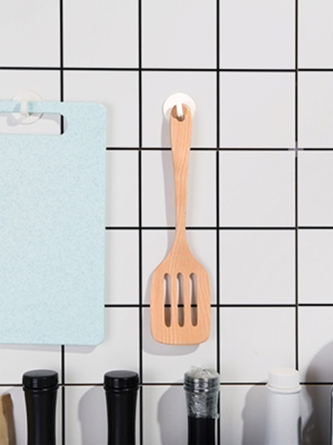 

YOYOSO Set Of 2 Brown Solid Beech Wooden Spatulas