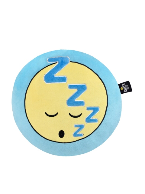 

Smiley World Kids Blue & Yellow Expression Sleeping Cushion Soft Toy