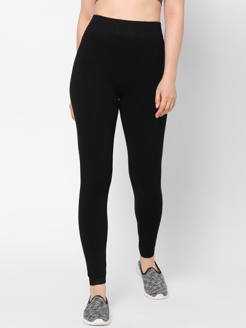 

Sweet Dreams Women Black Solid Tights