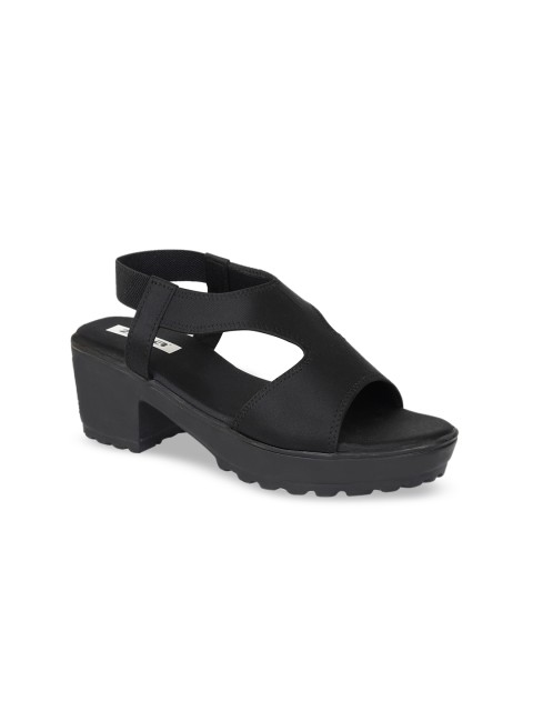 

Zyla Womens Black Platform Sandals