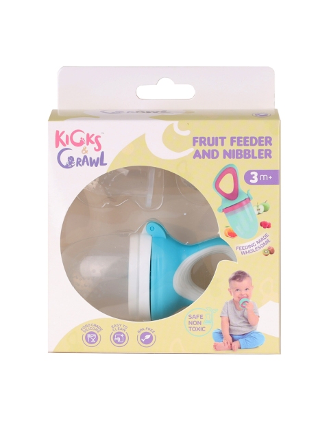 

KICKS & CRAWL Kids White & Blue Fruit Feeder & Nibbler