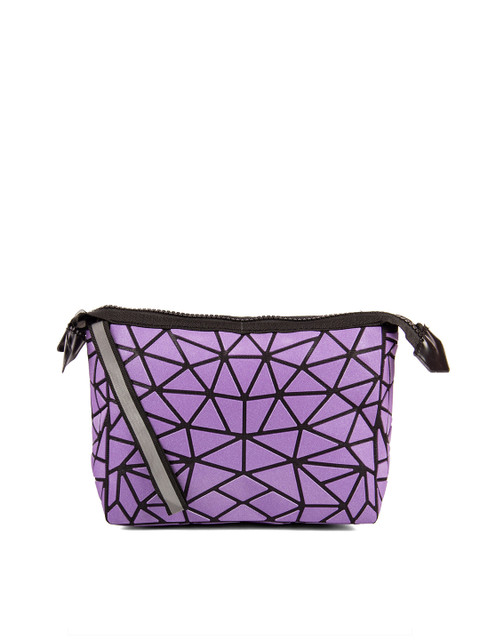 

BAOMI Geometric Bucket Range Purple Color Soft One Size Handbag