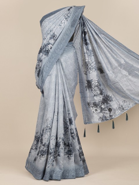 

Pothys Grey Floral Saree
