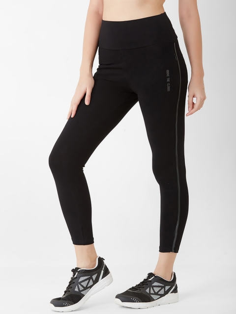 

Sweet Dreams Women Black Solid Tights