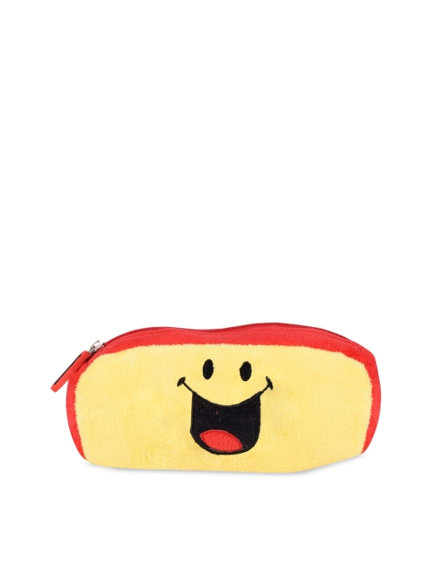 

Smiley World Kids Yellow & Black Crazy Laughing Smiley Pencil Pouch