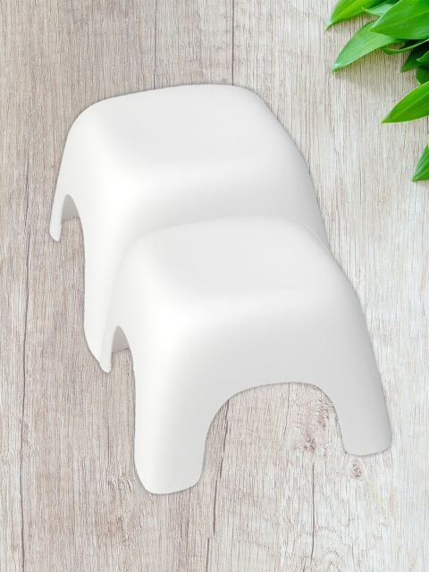 

YOYOSO Set Of 2 Stools, White