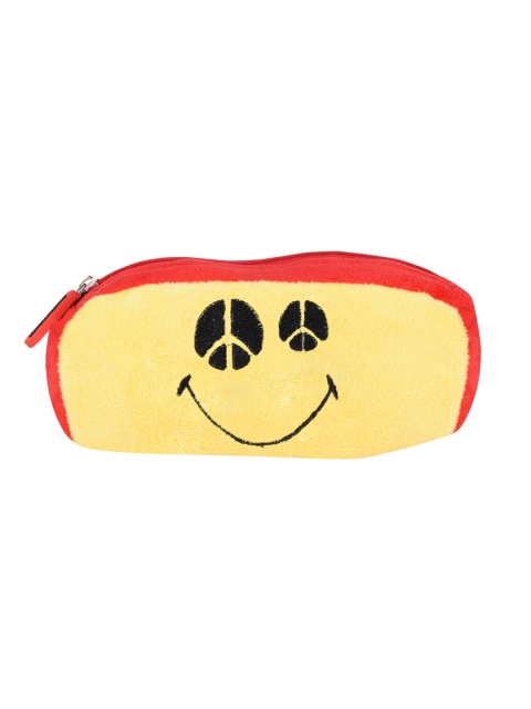 

Smiley World Kids Yellow & Black Peace Eyes Smiley Pencil Pouch