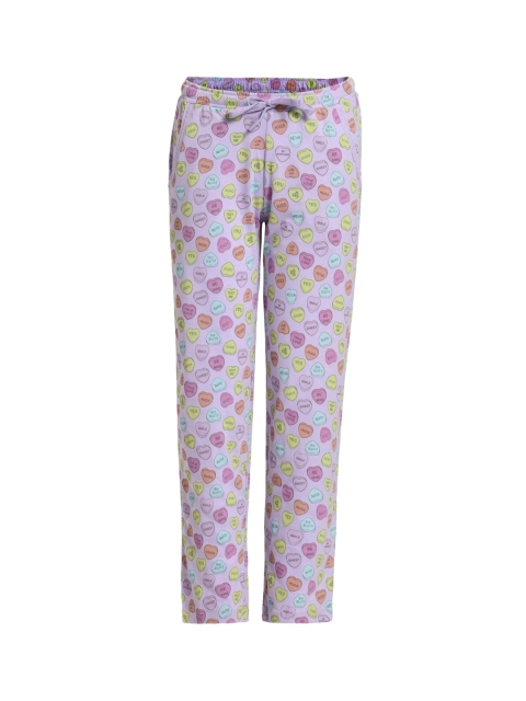 

Jockey Girls Purple Printed Lounge Pants