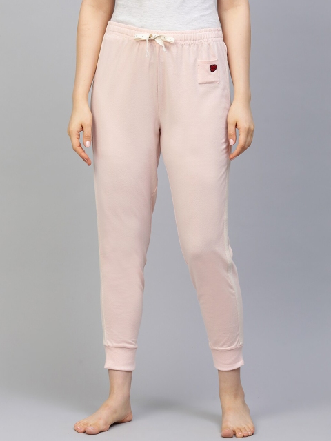 

Chemistry Women Pink Solid Lounge Joggers