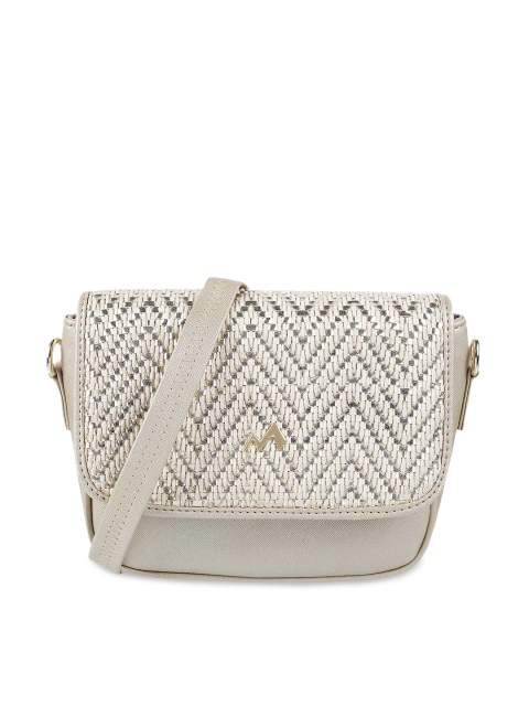 

Metro Women Gold Embellished PU Shopper Sling Bag