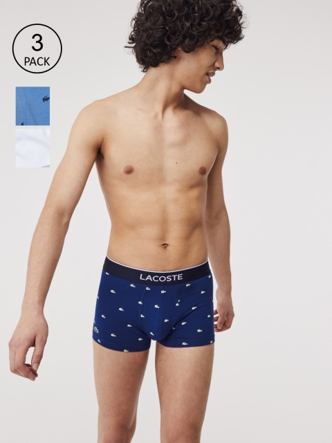 

Lacoste Men Pack Of 3 Assorted Trunks 5H3411KGN