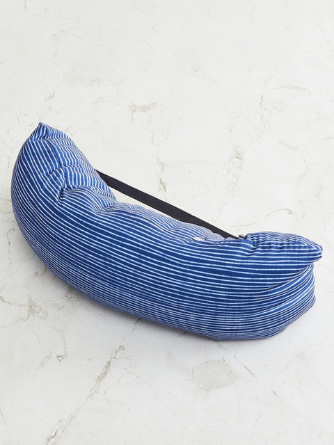 

Home Centre Blue Striped Travel Long Neck Pillow