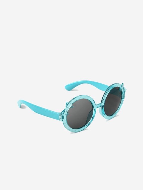 

DukieKooky Girls Black Lens & Blue Round Sunglasses with UV Protected Lens 900280