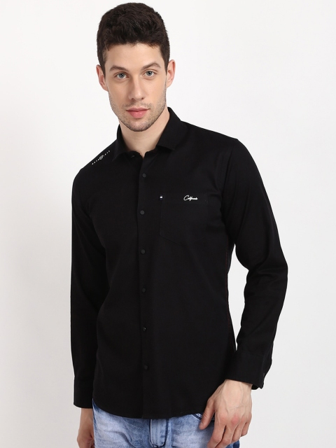 

V2 Value & Variety Men Black Cotton Casual Shirt