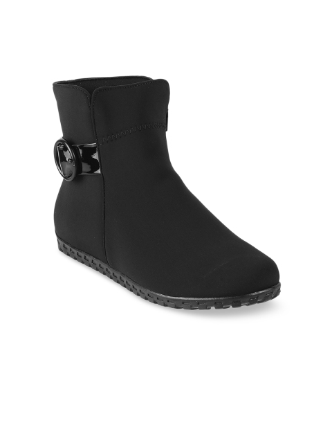 

Mochi Women Black Flats