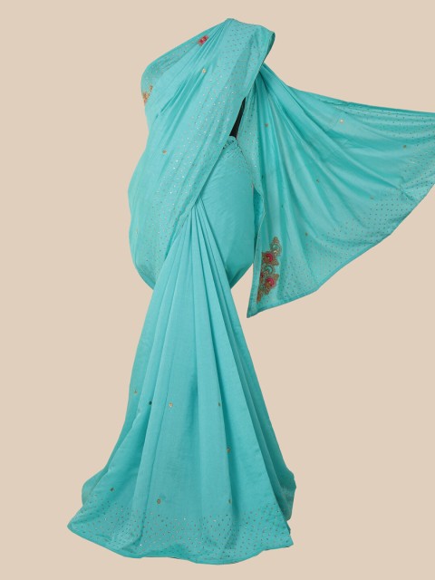 

Pothys Blue Art Silk Saree