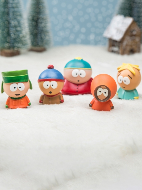 

Bigsmall Kids Set Of 5 South Park Action Figures, Orange