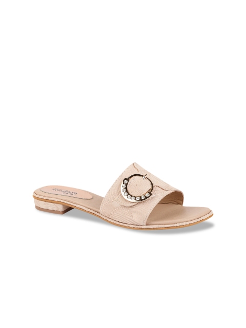 

Shoetopia Women Pink Open Toe Flats