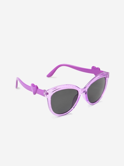

DukieKooky Girls Black Lens & Purple Cateye Sunglasses with UV Protected Lens