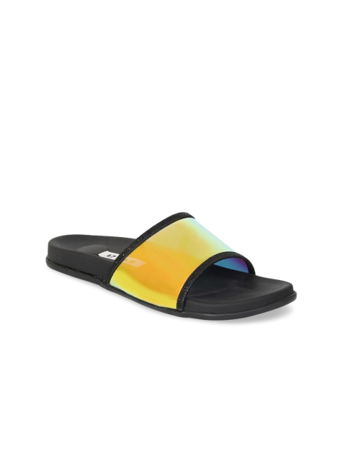 

Zyla Women Multi Colourblocked Open Toe Flats with Buckles
