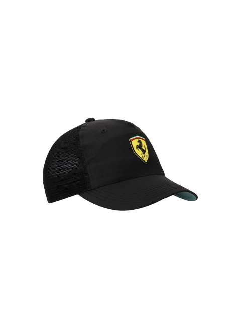 

Puma Unisex Black & Yellow Scuderia Ferrari Trucker Cap