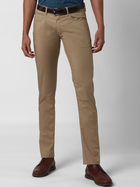 

Peter England Casuals Men Brown Skinny Fit Formal Trousers