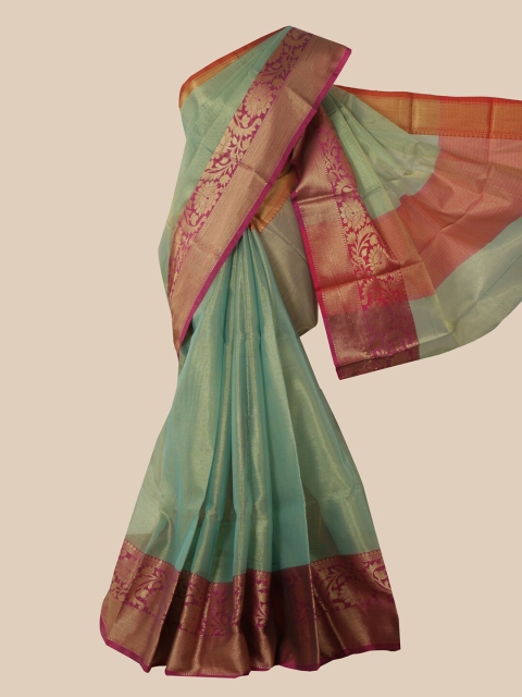 

Pothys Green Tissue Saree