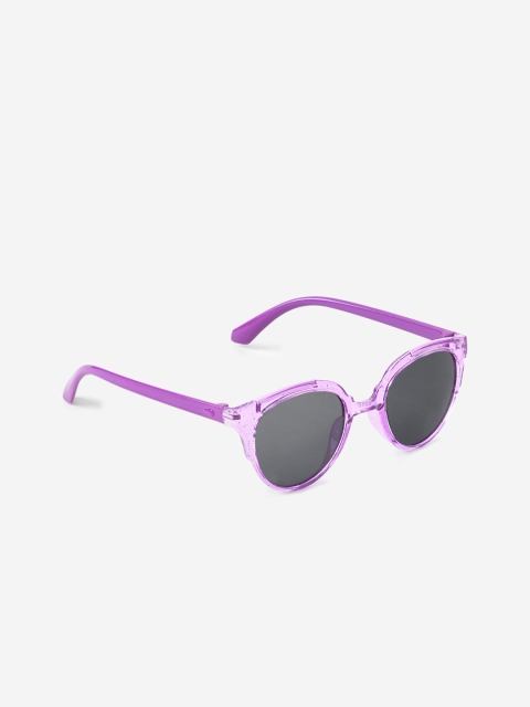 

DukieKooky Girls Black Lens & Purple Oval Sunglasses with UV Protected Lens 900281