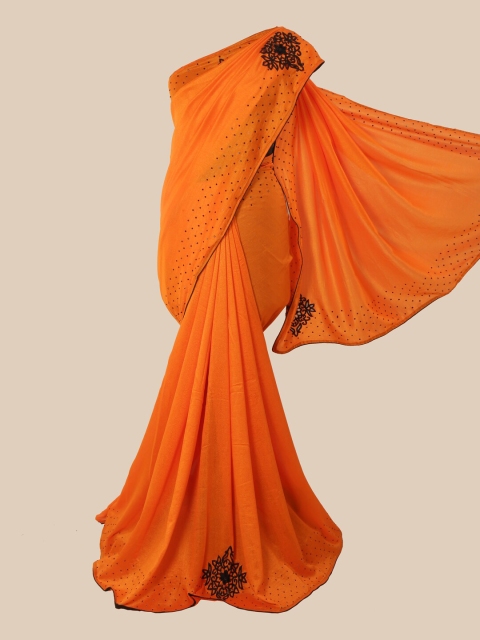 

Pothys Orange Art Silk Saree